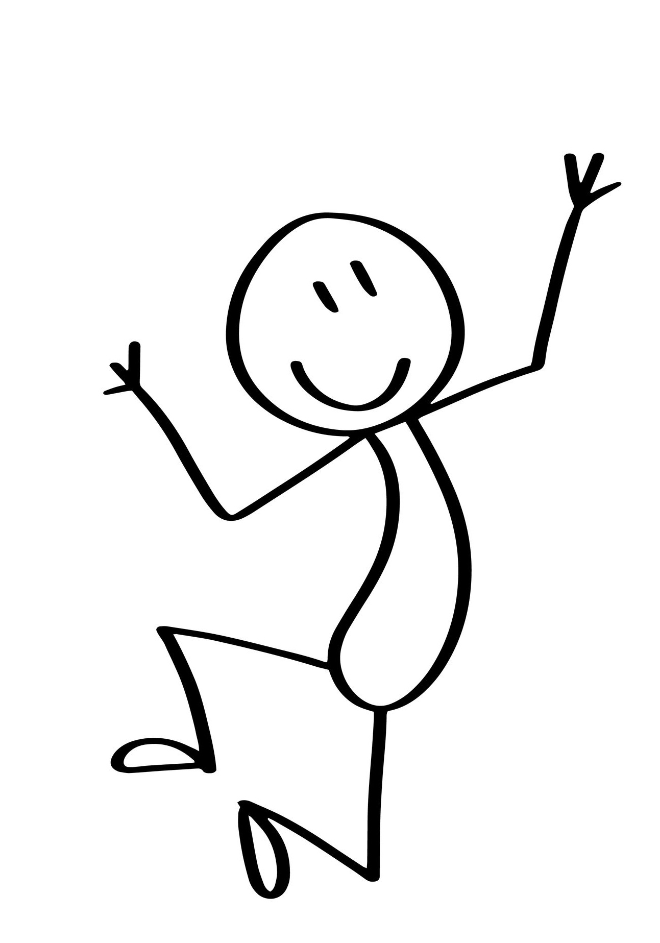 Happy stick person Image for Brackenbury Counselling Stamford blog on making the most of therapy